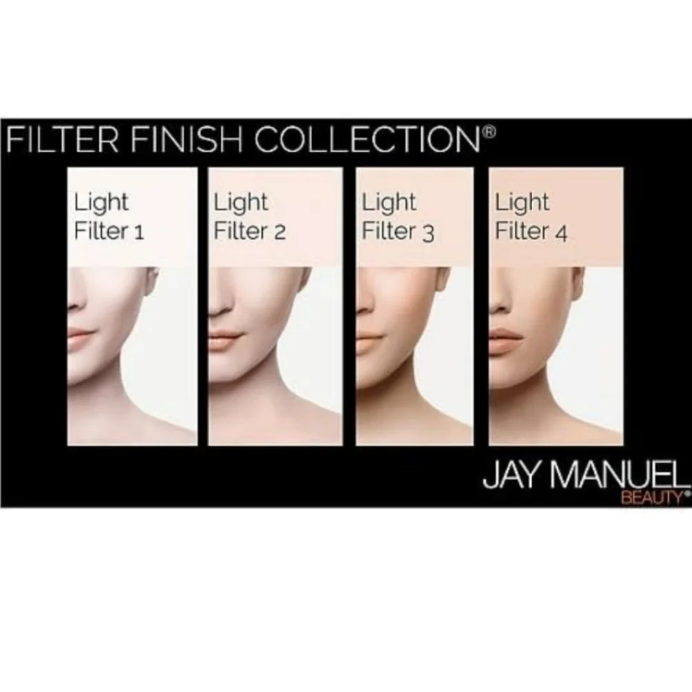 NIB Jay Manuel Beauty Powder to Cream Foundation Medium Filter 3 New in Box